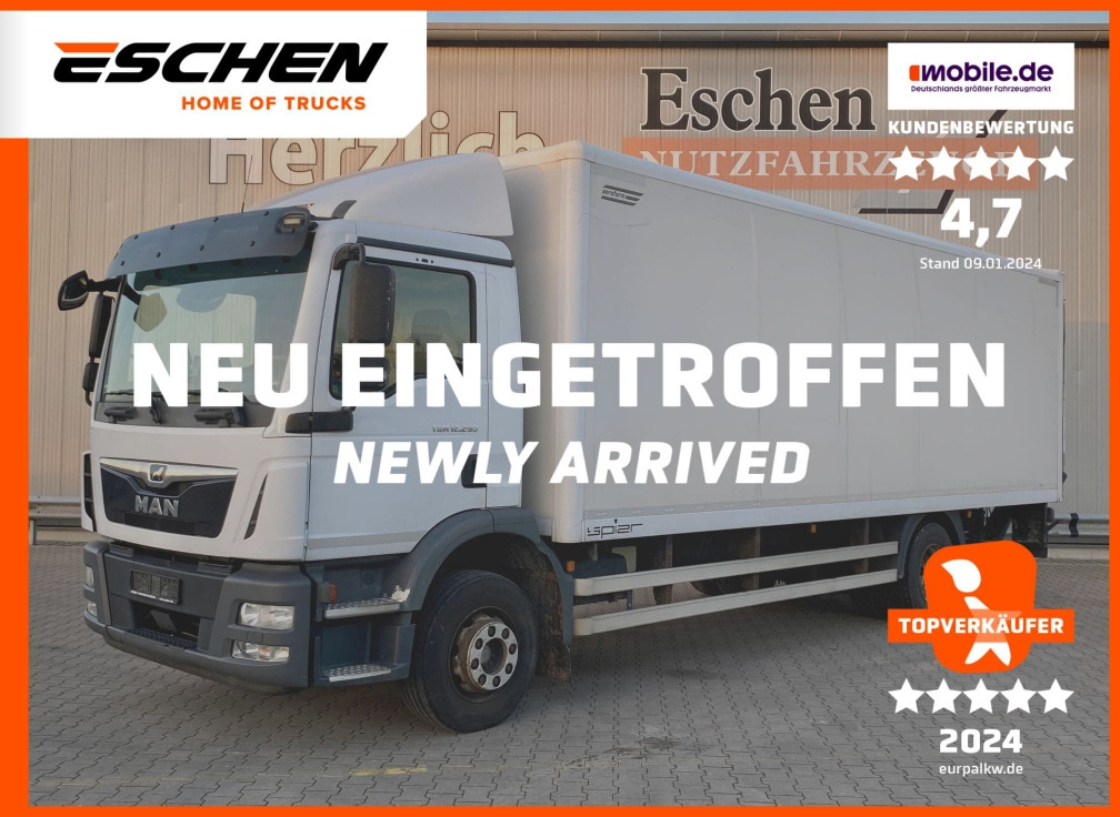 MAN TGM 12.290 4x2 BL / Palfinger LBW - 박스 트럭 : 사진 1 MAN TGM 12.290 4x2 BL / Palfinger LBW - 박스 트럭 : 사진 1