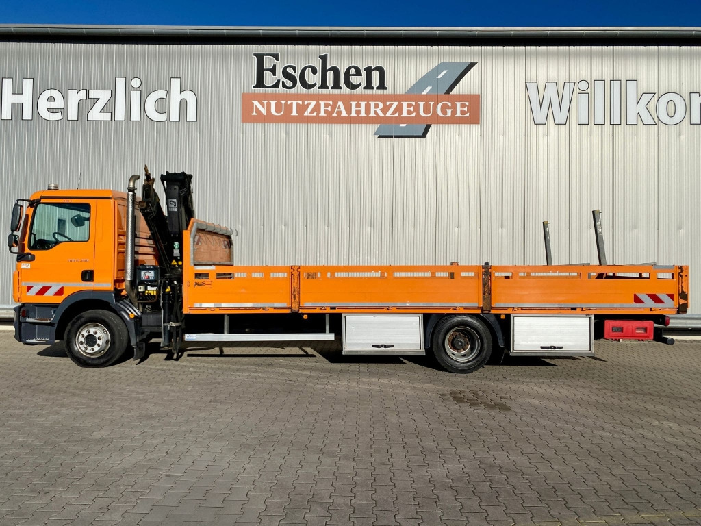 MAN TGM 15.290 4x2 BL / HIAB Faltkran - 드롭사이드/ 플랫베드 트럭, 크레인 트럭 : 사진 2 MAN TGM 15.290 4x2 BL / HIAB Faltkran - 드롭사이드/ 플랫베드 트럭, 크레인 트럭 : 사진 2