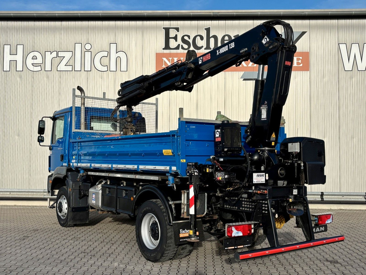 MAN TGM 18.320 4x4 BB | TÜV NEU*HIAB XHIDUO 138*FUNK - 덤프트럭, 크레인 트럭 : 사진 3 MAN TGM 18.320 4x4 BB | TÜV NEU*HIAB XHIDUO 138*FUNK - 덤프트럭, 크레인 트럭 : 사진 3
