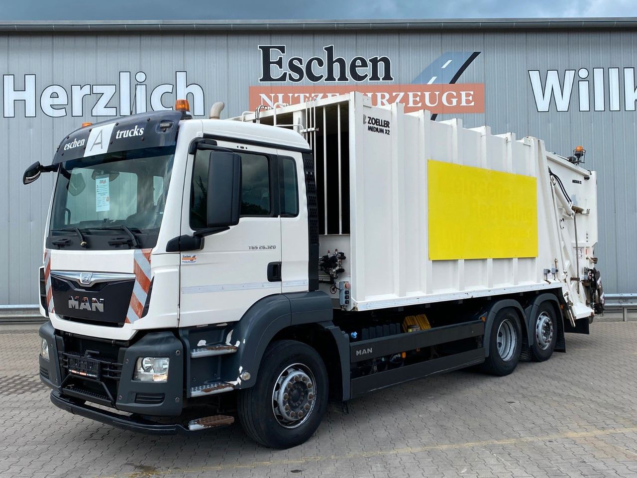 MAN TGS 26.320 6x2-4 | Zöller Medium X2EC24*3x Sitze - 쓰레기차 : 사진 1 MAN TGS 26.320 6x2-4 | Zöller Medium X2EC24*3x Sitze - 쓰레기차 : 사진 1