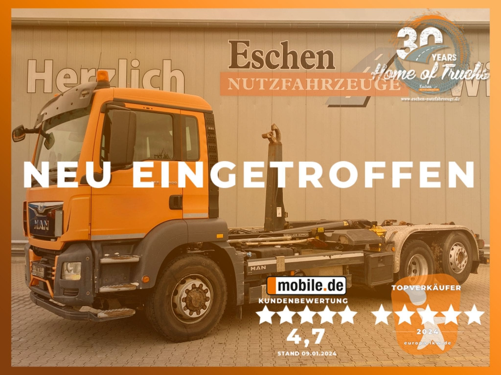 MAN TGS 26.400 6x4 H-4 BL - 후크 리프트 트럭 : 사진 1 MAN TGS 26.400 6x4 H-4 BL - 후크 리프트 트럭 : 사진 1