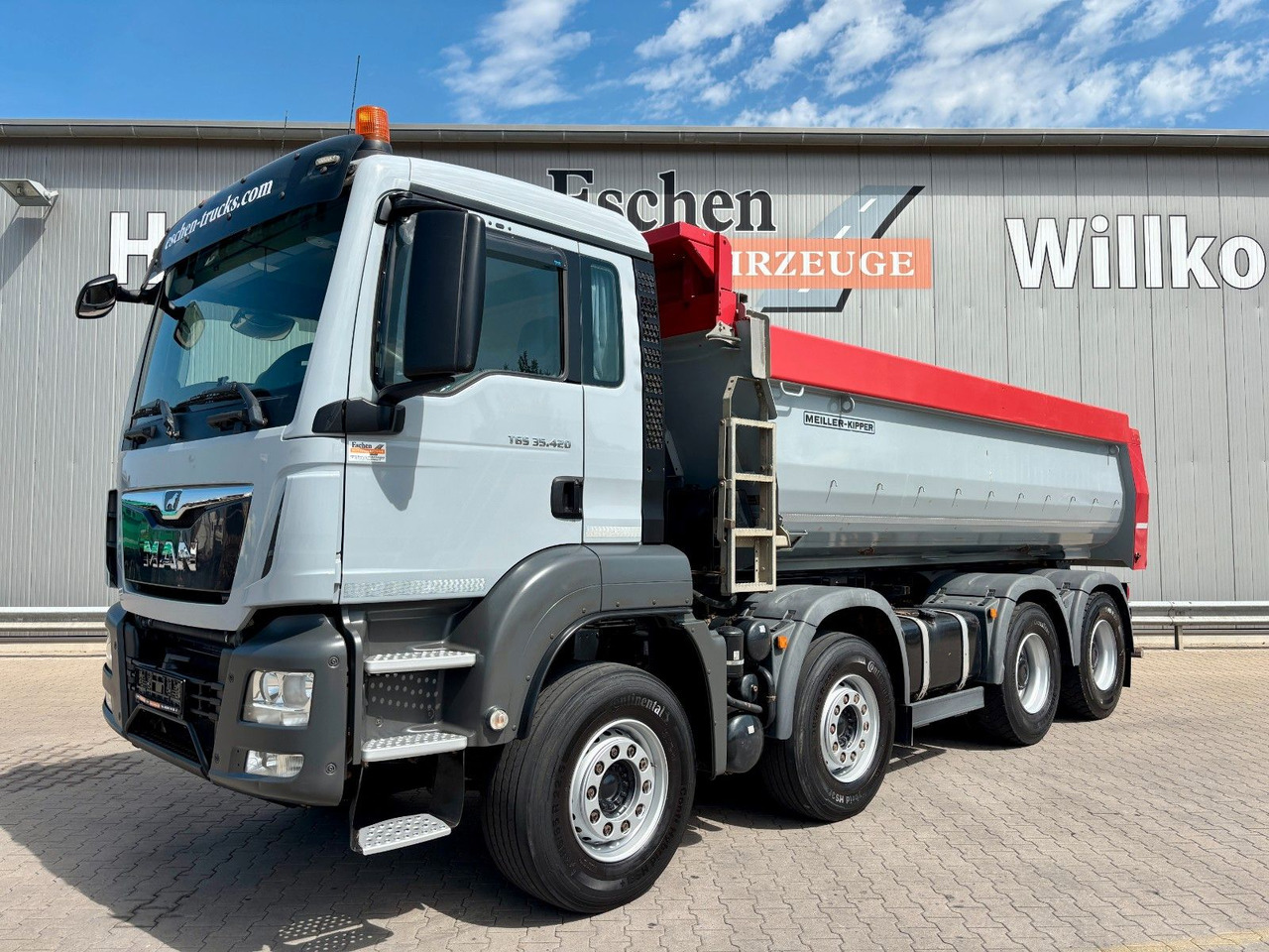 MAN TGS 35.420 8x4 BL | MEILLER*Rollplane*Navi*Klima - 스킵 로더 트럭 : 사진 1 MAN TGS 35.420 8x4 BL | MEILLER*Rollplane*Navi*Klima - 스킵 로더 트럭 : 사진 1