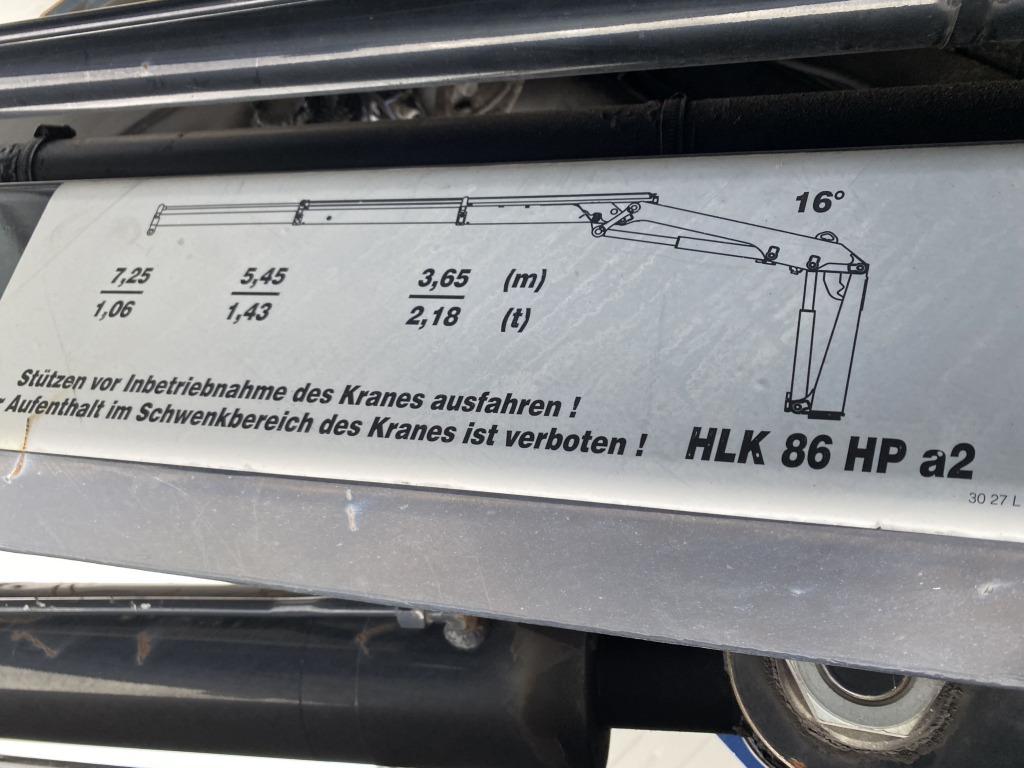 Mercedes-Benz 1224 L Atego / MKG-Faltkran - 드롭사이드/ 플랫베드 트럭, 크레인 트럭 : 사진 5 Mercedes-Benz 1224 L Atego / MKG-Faltkran - 드롭사이드/ 플랫베드 트럭, 크레인 트럭 : 사진 5