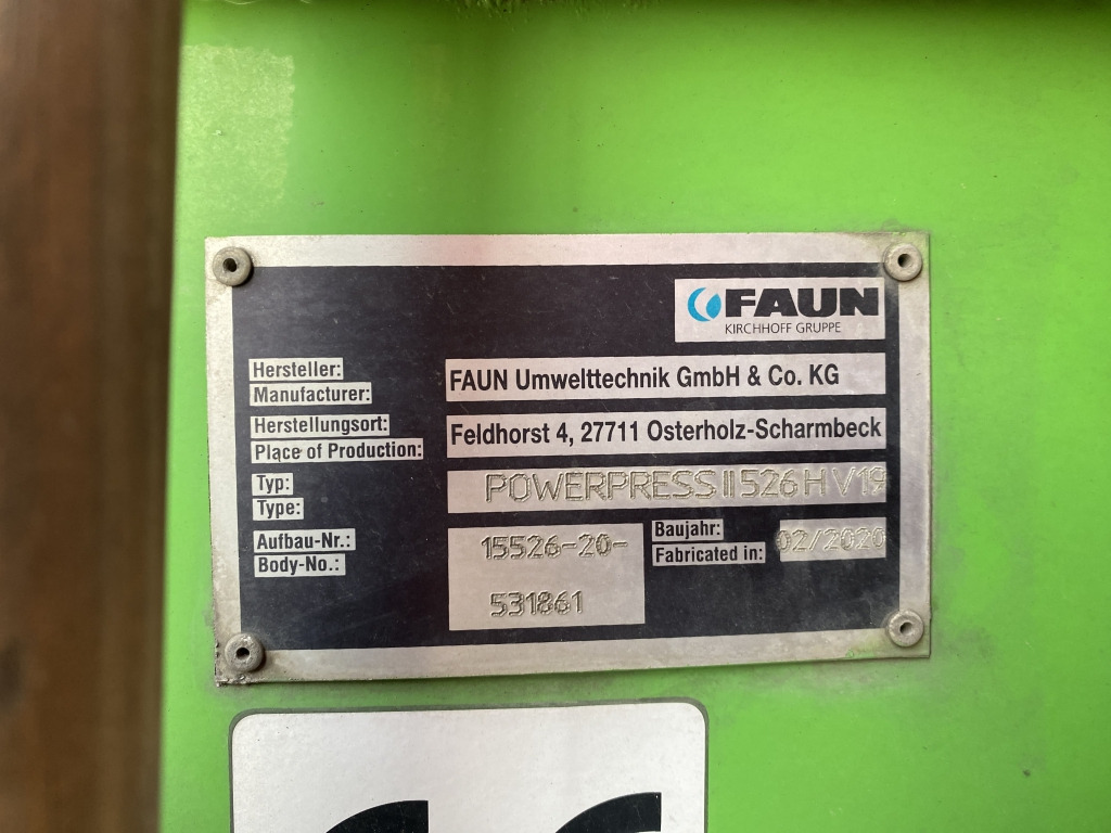 Mercedes-Benz 2533 L 6x2 - 쓰레기차 : 사진 3 Mercedes-Benz 2533 L 6x2 - 쓰레기차 : 사진 3