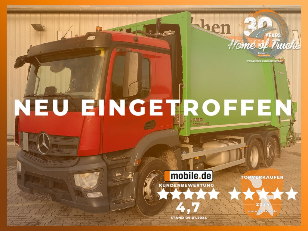 Mercedes-Benz 2533 L 6x2 - 쓰레기차 : 사진 1 Mercedes-Benz 2533 L 6x2 - 쓰레기차 : 사진 1