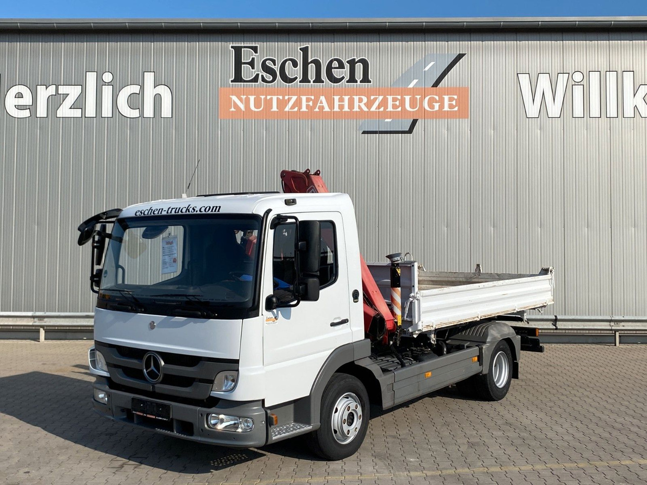 Mercedes-Benz 818 Atego | Fassi F65*MEILLER*PKW-AHK*1.Hand - 덤프 밴 : 사진 2 Mercedes-Benz 818 Atego | Fassi F65*MEILLER*PKW-AHK*1.Hand - 덤프 밴 : 사진 2