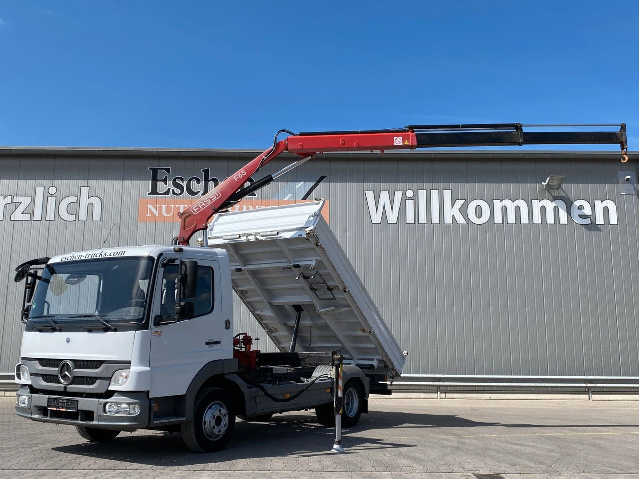 Mercedes-Benz 818 Atego | Fassi F65*MEILLER*PKW-AHK*1.Hand - 덤프트럭, 크레인 트럭 : 사진 2 Mercedes-Benz 818 Atego | Fassi F65*MEILLER*PKW-AHK*1.Hand - 덤프트럭, 크레인 트럭 : 사진 2
