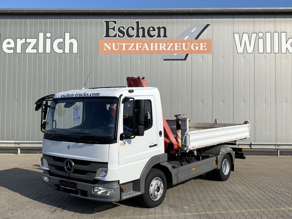 Mercedes-Benz 818 Atego | Fassi F65*MEILLER*PKW-AHK*1.Hand - 덤프 밴 : 사진 1 Mercedes-Benz 818 Atego | Fassi F65*MEILLER*PKW-AHK*1.Hand - 덤프 밴 : 사진 1