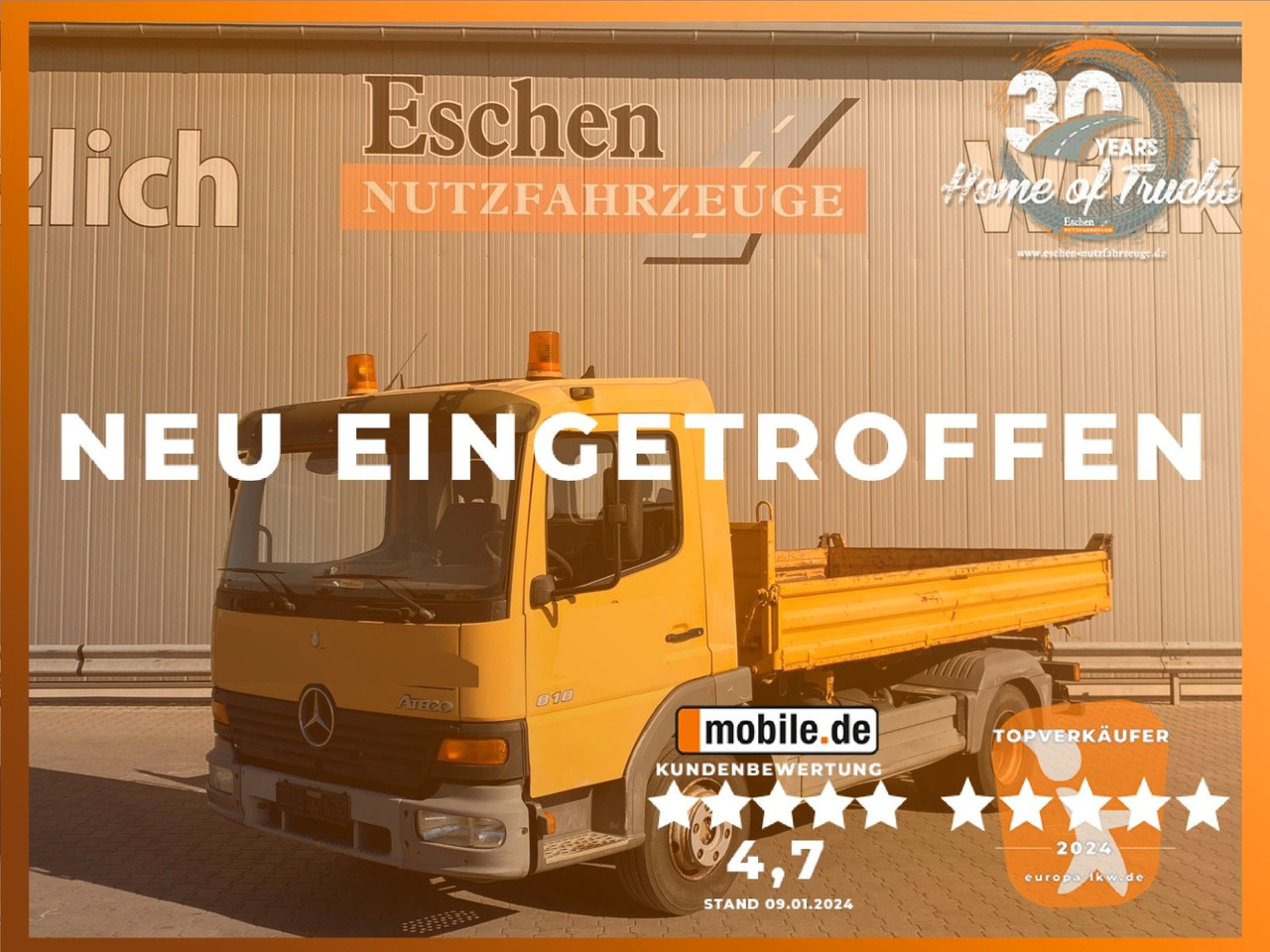 Mercedes-Benz 818 Atego | MEILLER*6-Gang manuell*AHK*Klima*ABS - 덤프 밴 : 사진 1 Mercedes-Benz 818 Atego | MEILLER*6-Gang manuell*AHK*Klima*ABS - 덤프 밴 : 사진 1