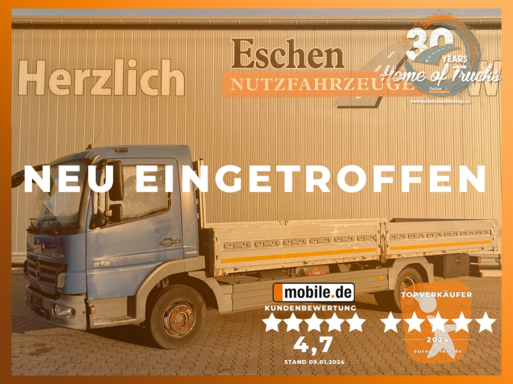 Mercedes-Benz 818 Atego - 드롭사이드/ 플랫베드 트럭 : 사진 1 Mercedes-Benz 818 Atego - 드롭사이드/ 플랫베드 트럭 : 사진 1