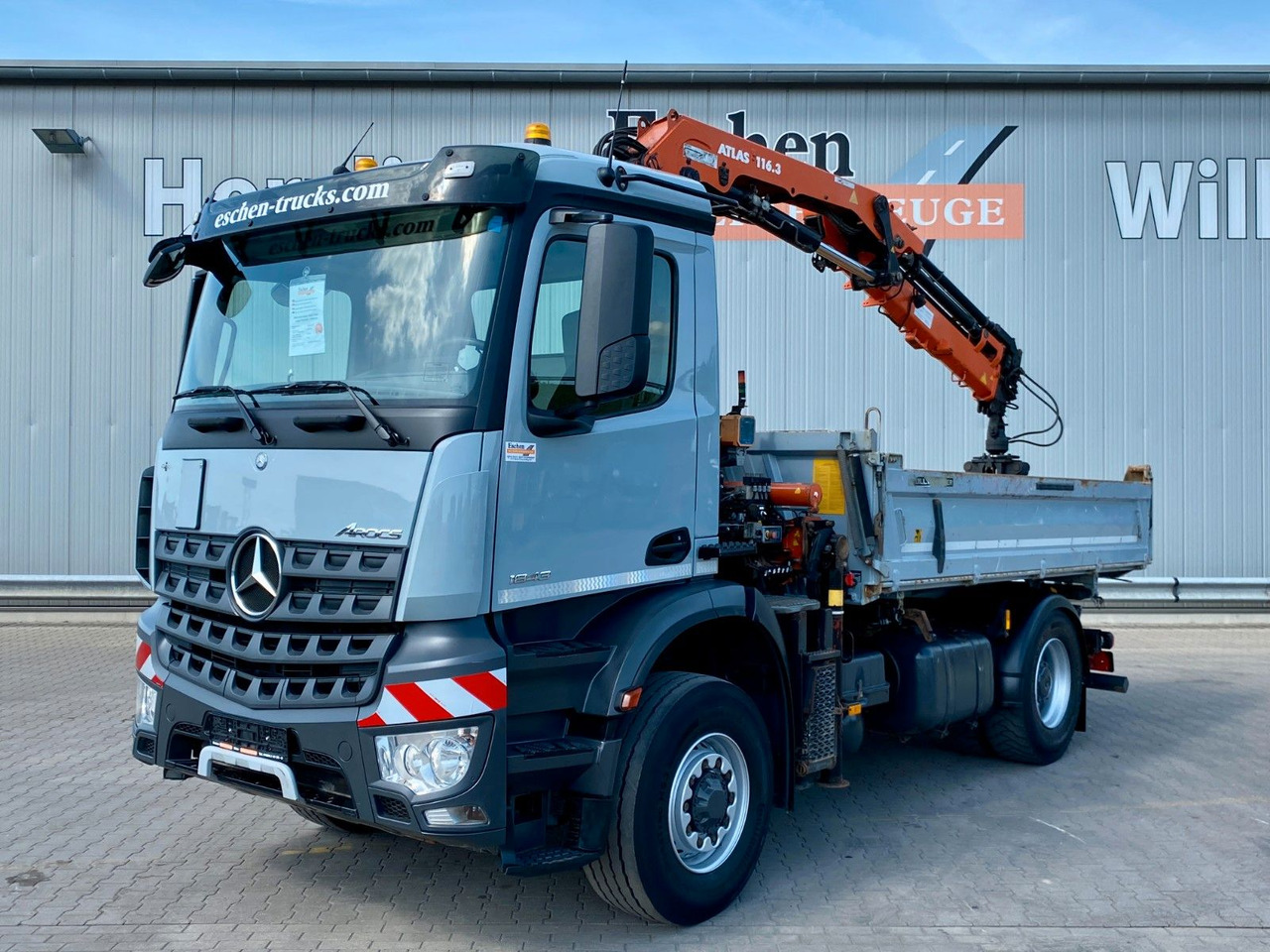 Mercedes-Benz Arocs 1843 HAD 4x4 | Atlas 116.3-A3*5+6.Kreis - 덤프트럭, 크레인 트럭 : 사진 1 Mercedes-Benz Arocs 1843 HAD 4x4 | Atlas 116.3-A3*5+6.Kreis - 덤프트럭, 크레인 트럭 : 사진 1