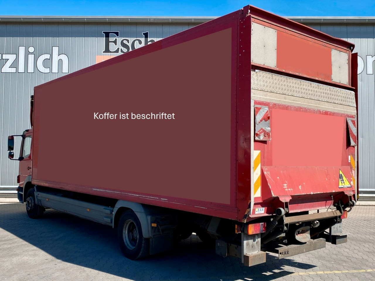 Mercedes-Benz Atego 1224 | BÄR LBW 1,50to*3x Sitze*Klima*AHK - 박스 트럭 : 사진 3 Mercedes-Benz Atego 1224 | BÄR LBW 1,50to*3x Sitze*Klima*AHK - 박스 트럭 : 사진 3