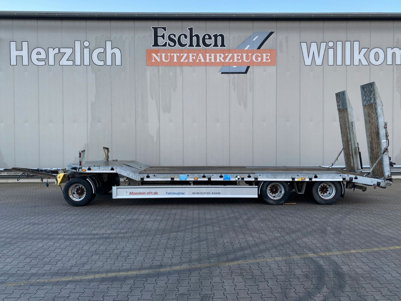 Möslein TF3-P | verzinktes Chassis*hydr. Rampen*Blatt - 저하대 트레일러 : 사진 2 Möslein TF3-P | verzinktes Chassis*hydr. Rampen*Blatt - 저하대 트레일러 : 사진 2