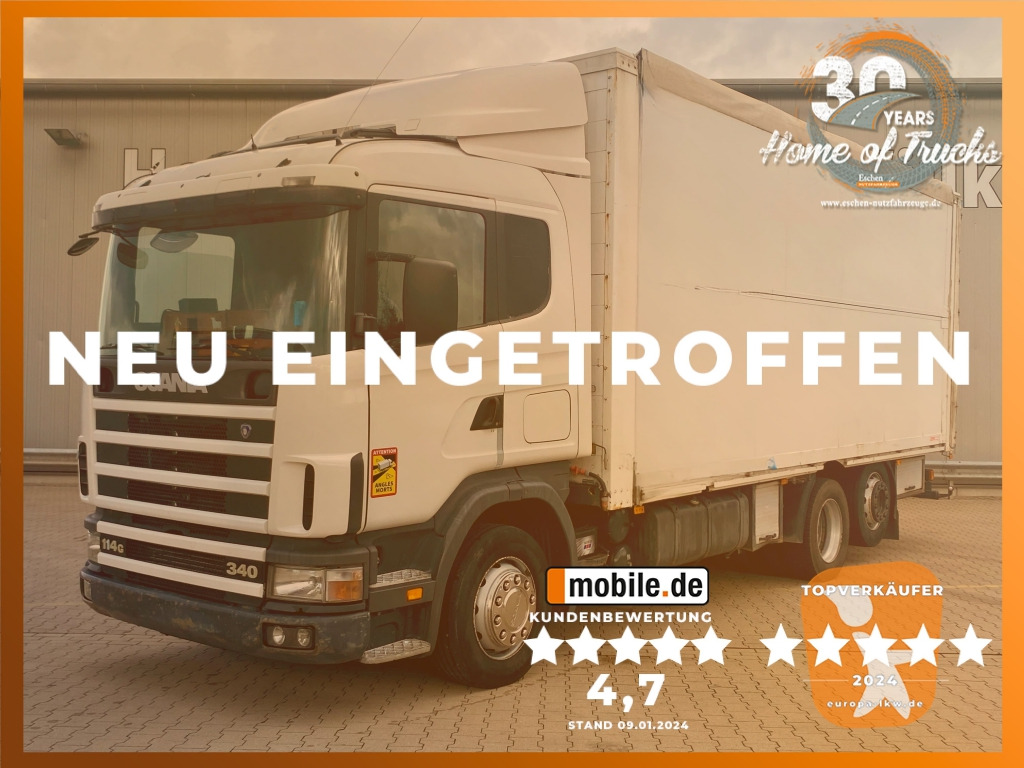 Scania 114 G 340 / 6x2 BL - 커튼사이더 트럭 : 사진 1 Scania 114 G 340 / 6x2 BL - 커튼사이더 트럭 : 사진 1