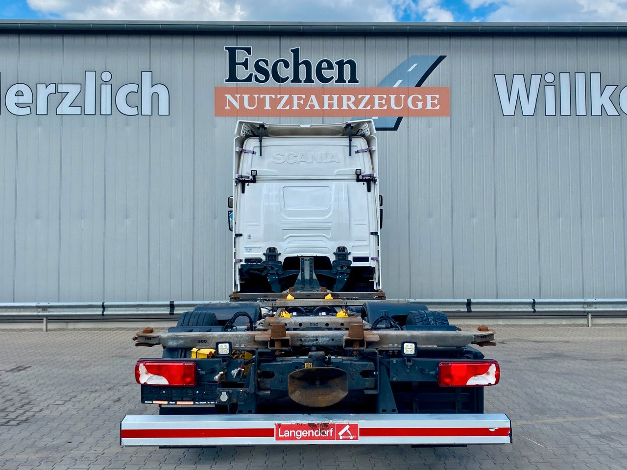 Scania R 450 B 6x2*4 BDF | Retarder*AHK*Lift*SDG Rahmen - 컨테이너 운반 장치/ 스와프 보디 트럭 : 사진 4 Scania R 450 B 6x2*4 BDF | Retarder*AHK*Lift*SDG Rahmen - 컨테이너 운반 장치/ 스와프 보디 트럭 : 사진 4