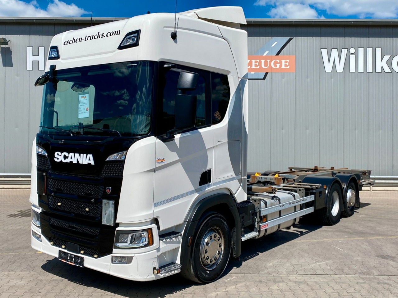 Scania R 450 B 6x2*4 | LBW 1,50to.*AHK*Retarder*Navi*AC - 컨테이너 운반 장치/ 스와프 보디 트럭 : 사진 1 Scania R 450 B 6x2*4 | LBW 1,50to.*AHK*Retarder*Navi*AC - 컨테이너 운반 장치/ 스와프 보디 트럭 : 사진 1