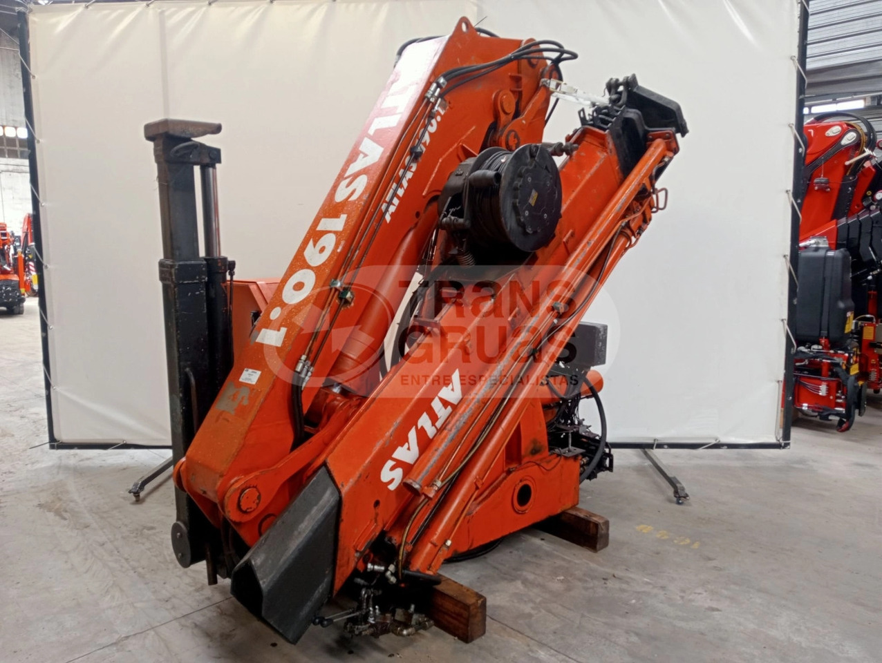 Grúa Atlas AK 190.1 A5 - 로더 크레인 트럭 용 : 사진 4 Grúa Atlas AK 190.1 A5 - 로더 크레인 트럭 용 : 사진 4