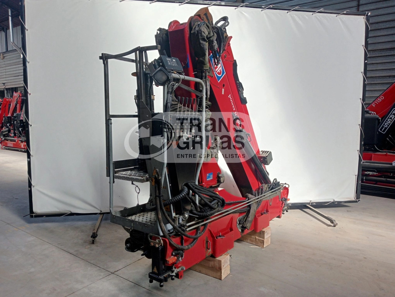 Grúa HMF 1244-Z1 - 로더 크레인 트럭 용 : 사진 3 Grúa HMF 1244-Z1 - 로더 크레인 트럭 용 : 사진 3