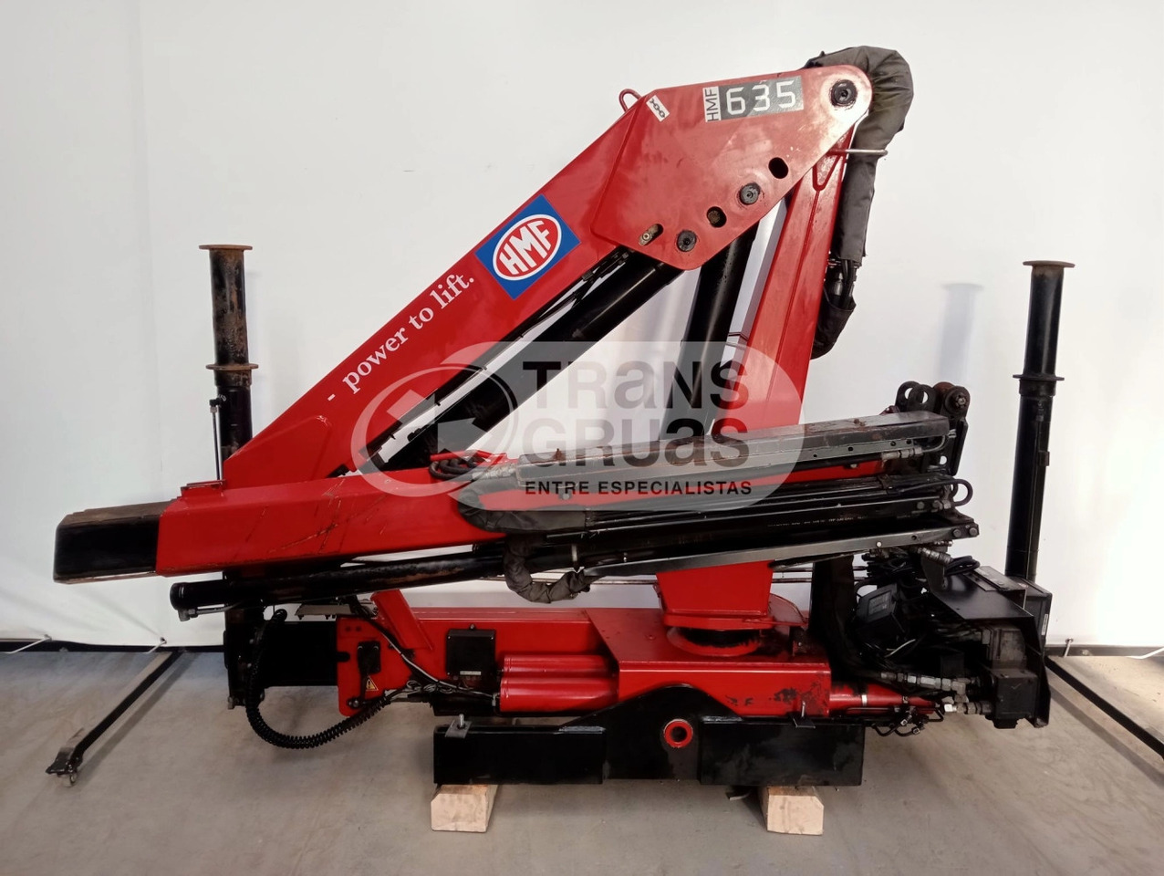 Grúa HMF 635 K2 - 로더 크레인 트럭 용 : 사진 2 Grúa HMF 635 K2 - 로더 크레인 트럭 용 : 사진 2