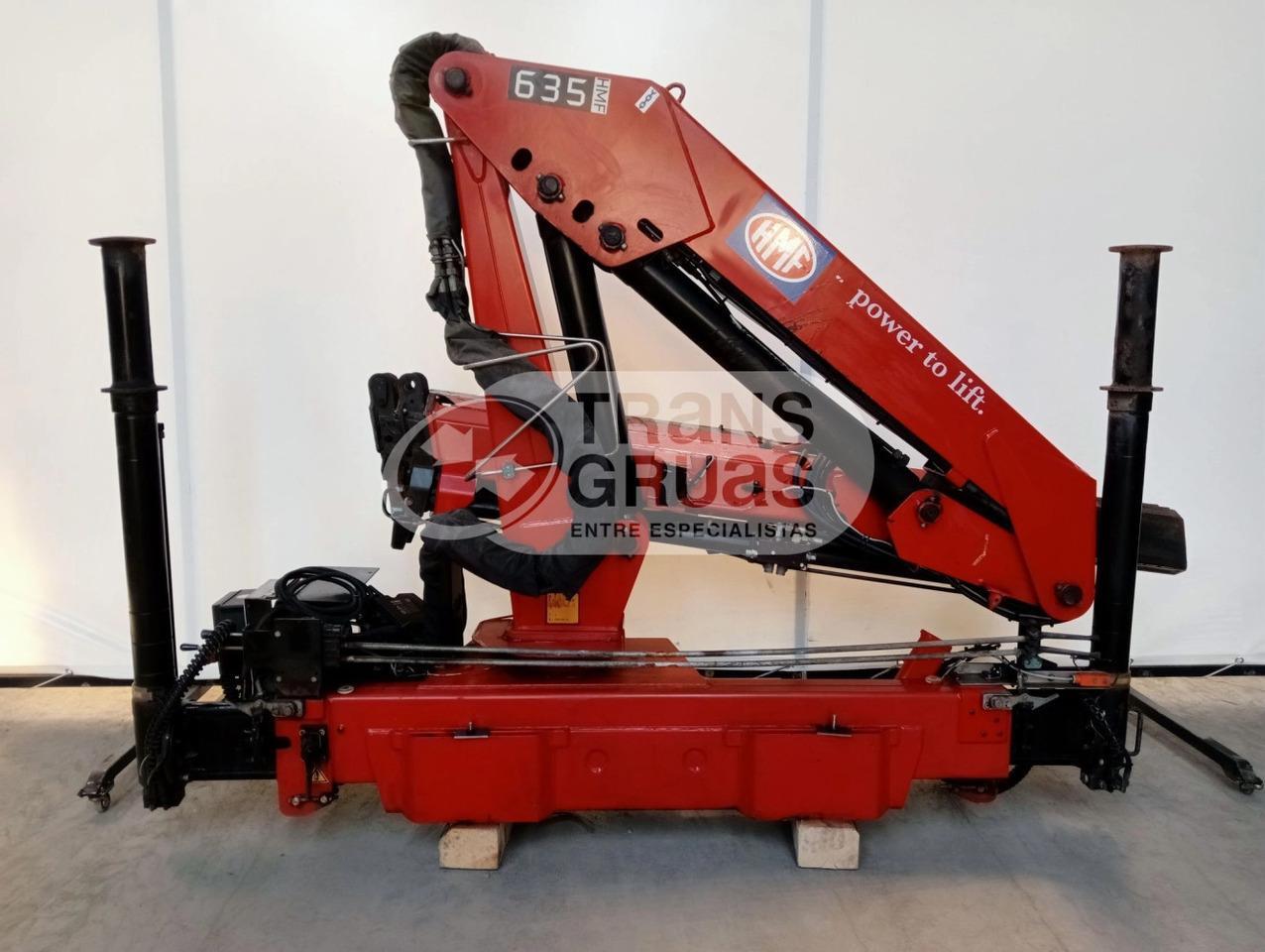 Grúa HMF 635 K2 - 로더 크레인 트럭 용 : 사진 3 Grúa HMF 635 K2 - 로더 크레인 트럭 용 : 사진 3