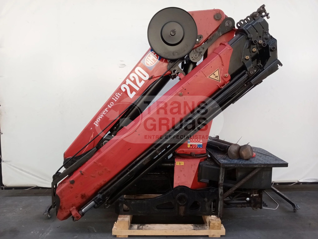 Grúa hidráulica HMF 2120 K RC - 로더 크레인 : 사진 2 Grúa hidráulica HMF 2120 K RC - 로더 크레인 : 사진 2