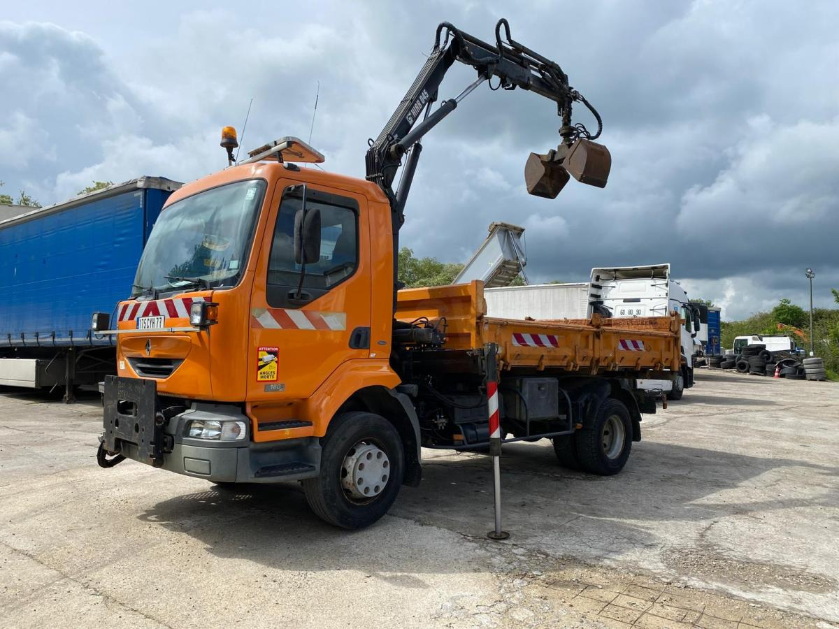 Renault Midlum 180 - 덤프트럭, 크레인 트럭 : 사진 5 Renault Midlum 180 - 덤프트럭, 크레인 트럭 : 사진 5