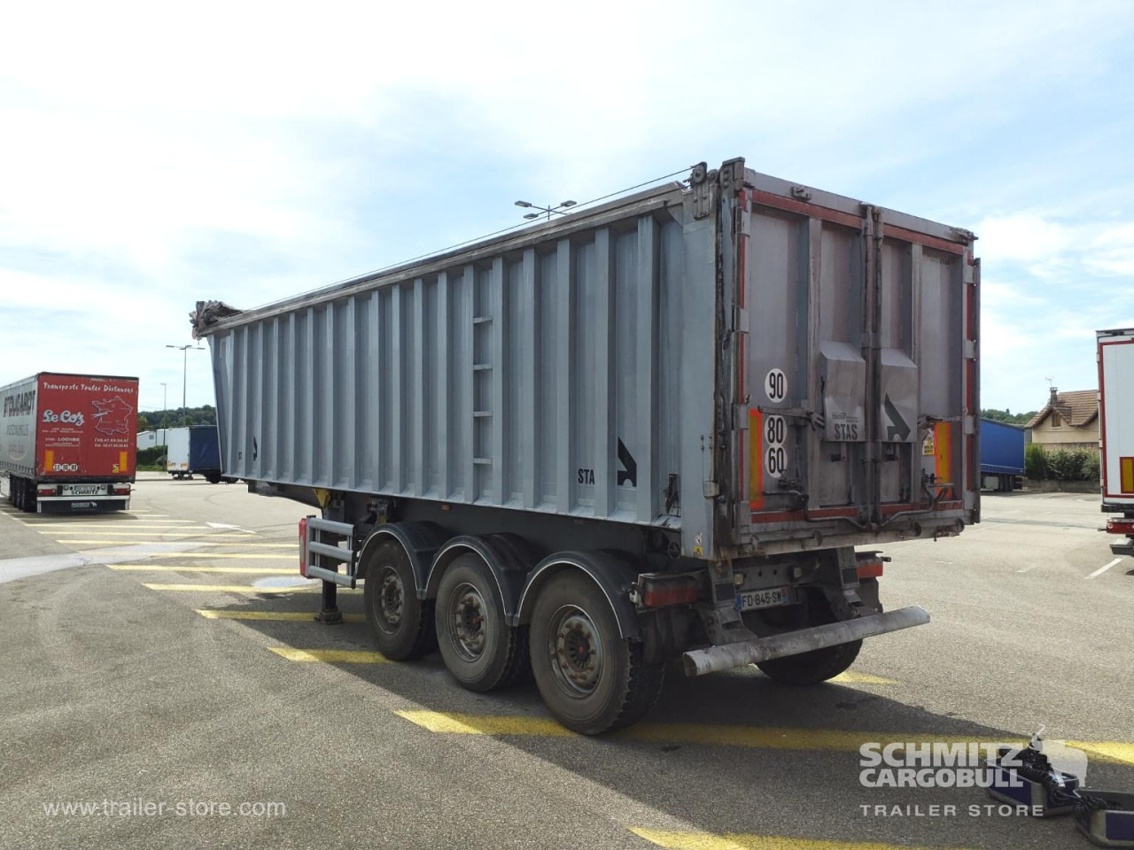 STAS Tipper Alu-square sided body - 덤프 세미 트레일러 : 사진 4 STAS Tipper Alu-square sided body - 덤프 세미 트레일러 : 사진 4