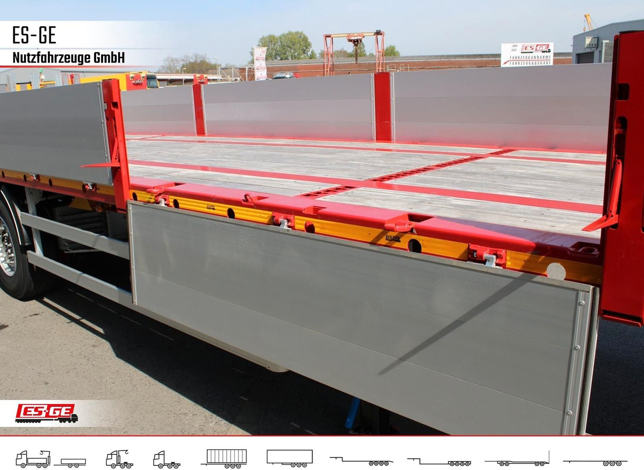 ES-GE 3-Achs Sattelanhänger -Bordwände - 드롭사이드/ 플랫베드 세미 트레일러 : 사진 3 ES-GE 3-Achs Sattelanhänger -Bordwände - 드롭사이드/ 플랫베드 세미 트레일러 : 사진 3