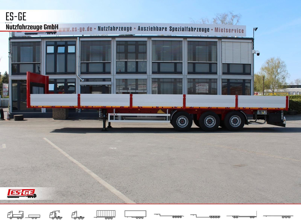 ES-GE 3-Achs Sattelanhänger -Bordwände - 드롭사이드/ 플랫베드 세미 트레일러 : 사진 2 ES-GE 3-Achs Sattelanhänger -Bordwände - 드롭사이드/ 플랫베드 세미 트레일러 : 사진 2