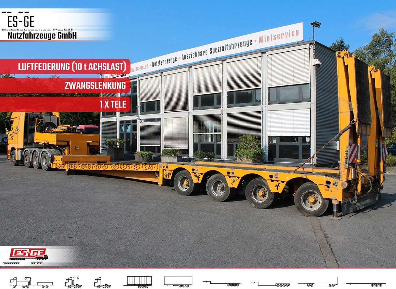 Faymonville Megamax Tiefbett 4x10 t - 저하대 세미 트레일러 : 사진 1 Faymonville Megamax Tiefbett 4x10 t - 저하대 세미 트레일러 : 사진 1