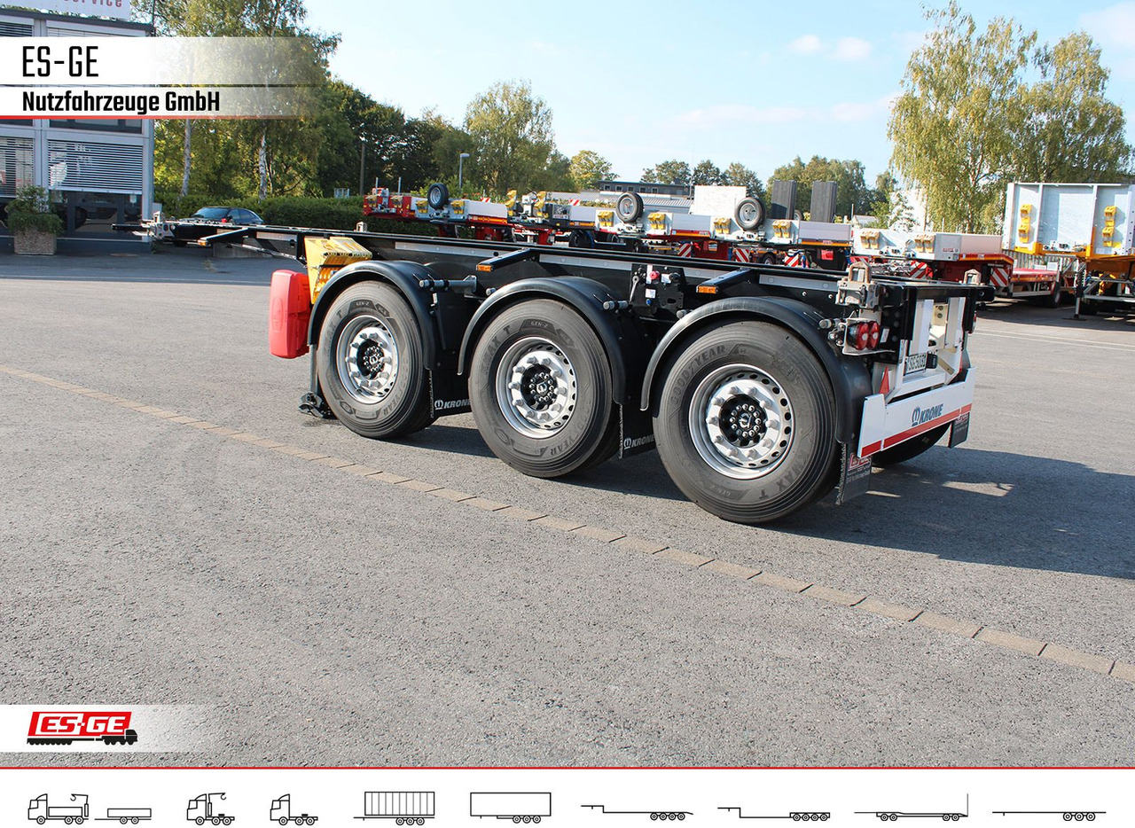 Krone Box Liner 3-Achs-Containerchassis 20' - 컨테이너 운반 장치/ 스와프 보디 세미 트레일러 : 사진 1 Krone Box Liner 3-Achs-Containerchassis 20' - 컨테이너 운반 장치/ 스와프 보디 세미 트레일러 : 사진 1