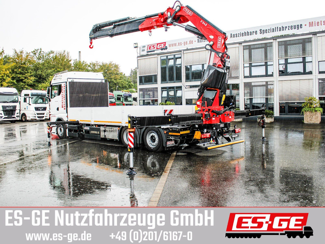 MAN TGX 26.480 6x2-4 LL CH mit Fassi F545RA.2.26 - 드롭사이드/ 플랫베드 트럭, 크레인 트럭 : 사진 2 MAN TGX 26.480 6x2-4 LL CH mit Fassi F545RA.2.26 - 드롭사이드/ 플랫베드 트럭, 크레인 트럭 : 사진 2