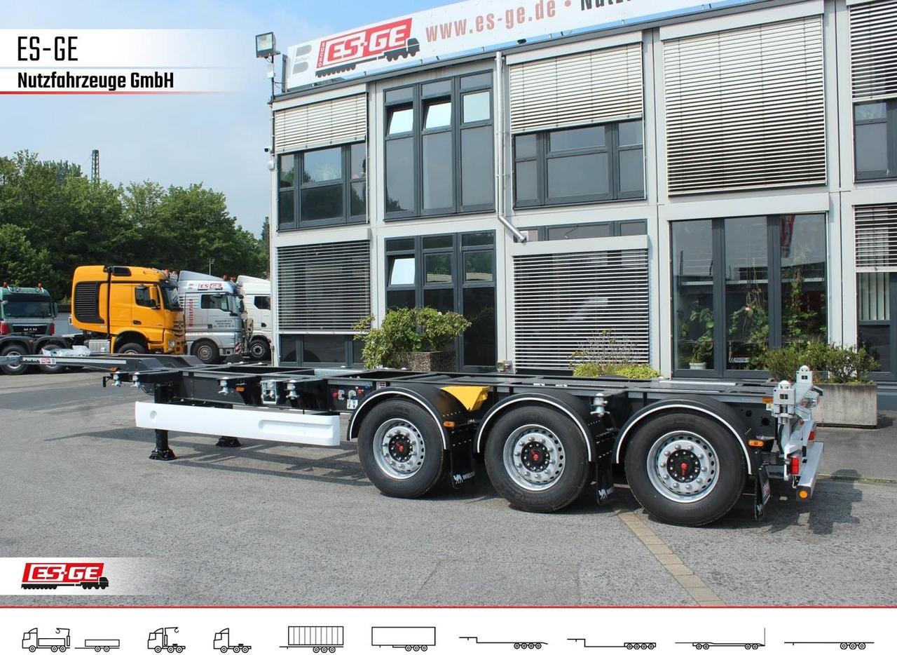 Wielton 3-Achs-Containerchassis - multifunktional - 컨테이너 운반 장치/ 스와프 보디 세미 트레일러 : 사진 1 Wielton 3-Achs-Containerchassis - multifunktional - 컨테이너 운반 장치/ 스와프 보디 세미 트레일러 : 사진 1