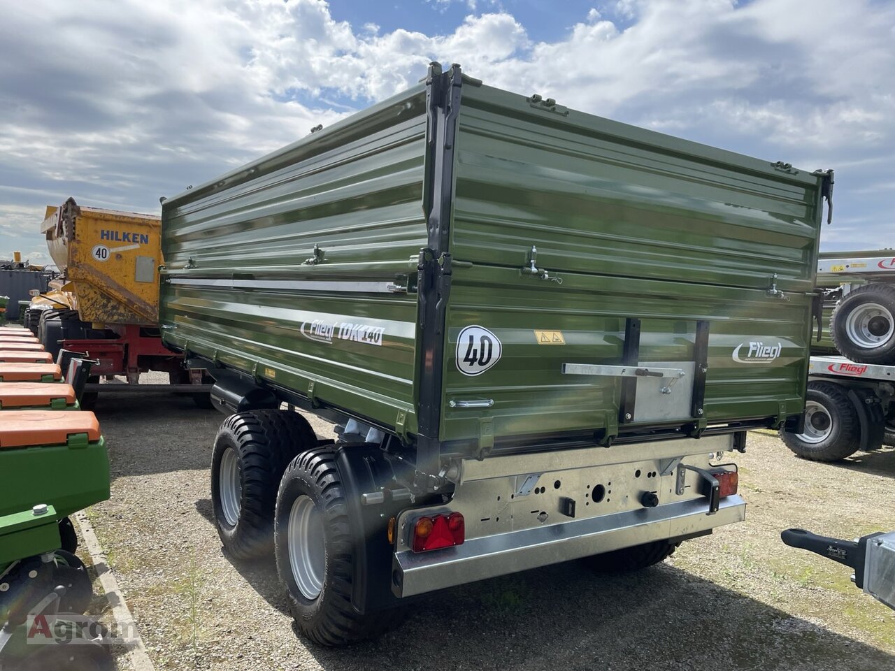Fliegl TDK 140 FOX - 농장 티핑 트레일러/ 덤프 : 사진 3 Fliegl TDK 140 FOX - 농장 티핑 트레일러/ 덤프 : 사진 3