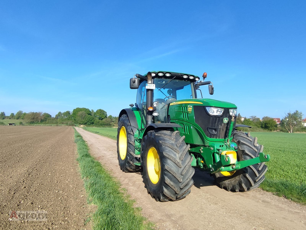 John Deere 6190R - 장궤형 트랙터 : 사진 1 John Deere 6190R - 장궤형 트랙터 : 사진 1