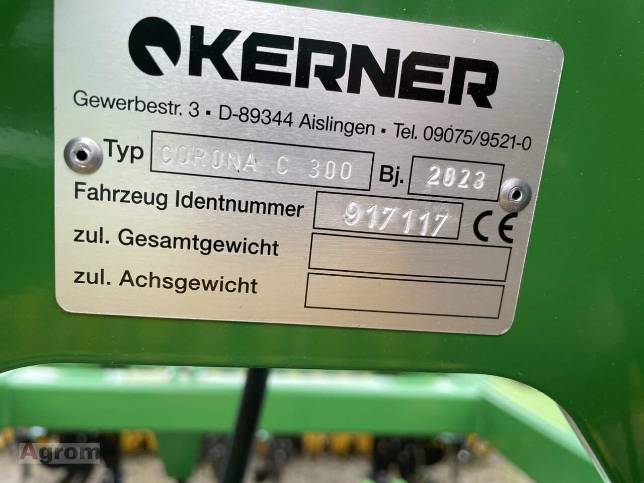 신규 로터베이터 Kerner Sternradgrubber Corona C 300 : 사진 7