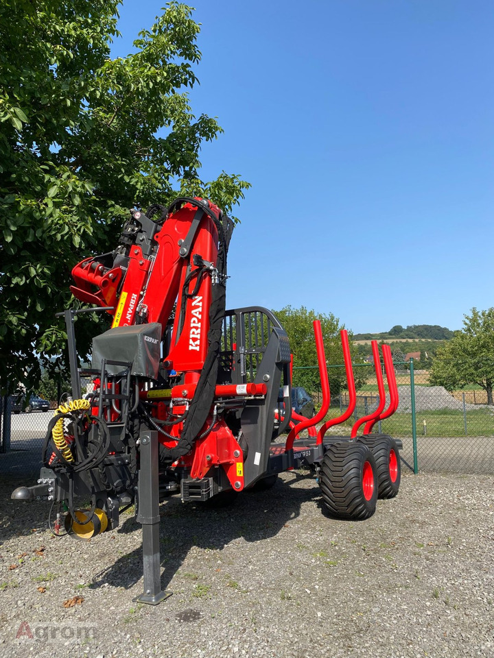 Krpan GP 15 D + 8,4Z Kran - 임업용 트레일러 : 사진 1 Krpan GP 15 D + 8,4Z Kran - 임업용 트레일러 : 사진 1