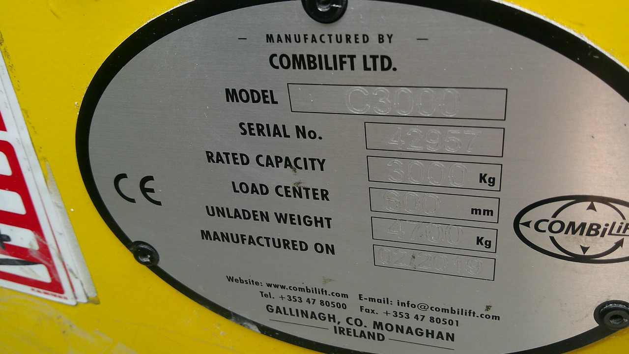 COMBILIFT C3000 CABIN - 사이드 로더 : 사진 2 COMBILIFT C3000 CABIN - 사이드 로더 : 사진 2