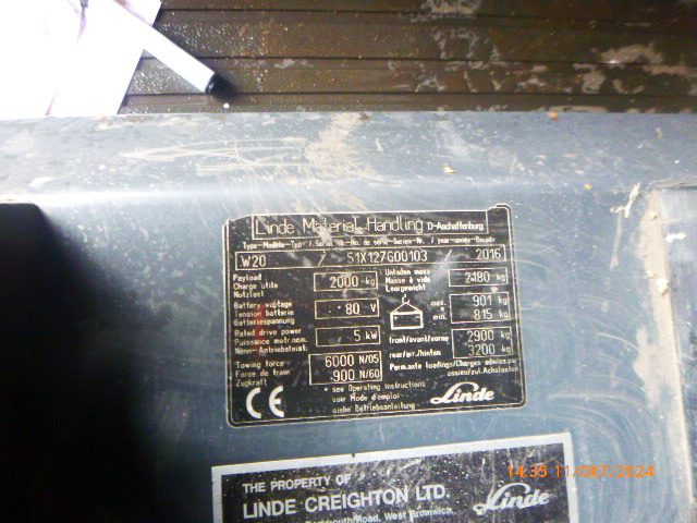 LINDE W20 2022 BATTERY!!! - 견인 트랙터 : 사진 2 LINDE W20 2022 BATTERY!!! - 견인 트랙터 : 사진 2