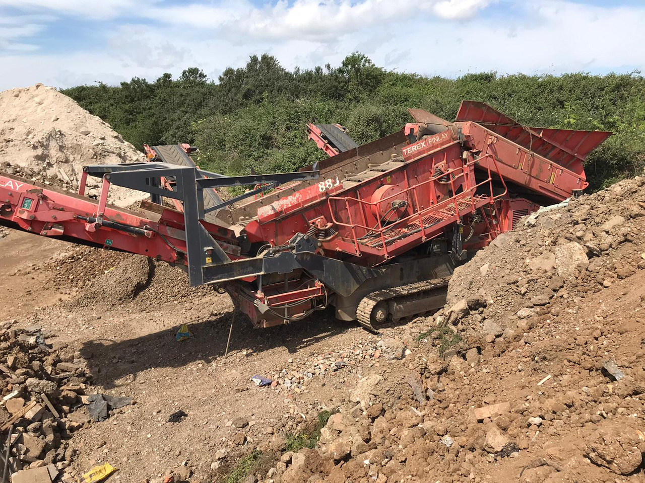 Terex Finlay 883 - 스크리너 : 사진 1 Terex Finlay 883 - 스크리너 : 사진 1