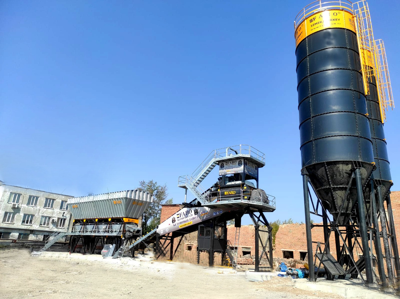 FABO compact concrete plant - 콘크리트 플랜트 : 사진 4 FABO compact concrete plant - 콘크리트 플랜트 : 사진 4