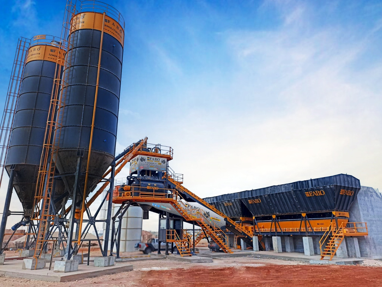FABO compact concrete plant - 콘크리트 플랜트 : 사진 1 FABO compact concrete plant - 콘크리트 플랜트 : 사진 1