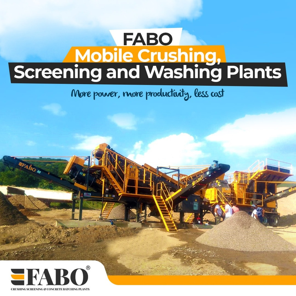 신규 광산 기계 FABO mining machinery - crushing plant : 사진 13