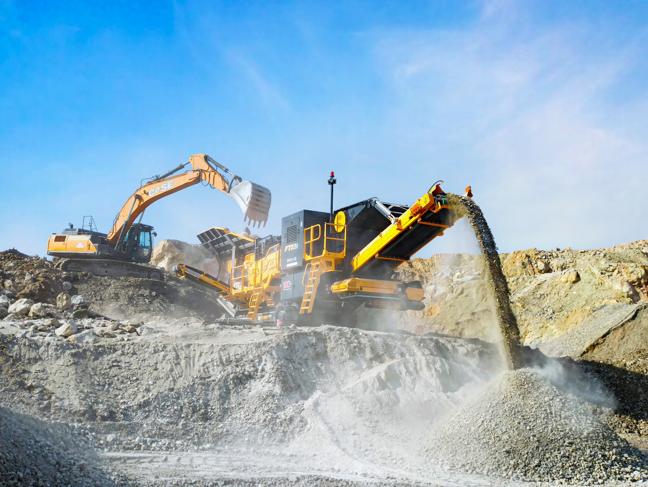 FABO mining machinery - crushing plant - 광산 기계 : 사진 1 FABO mining machinery - crushing plant - 광산 기계 : 사진 1