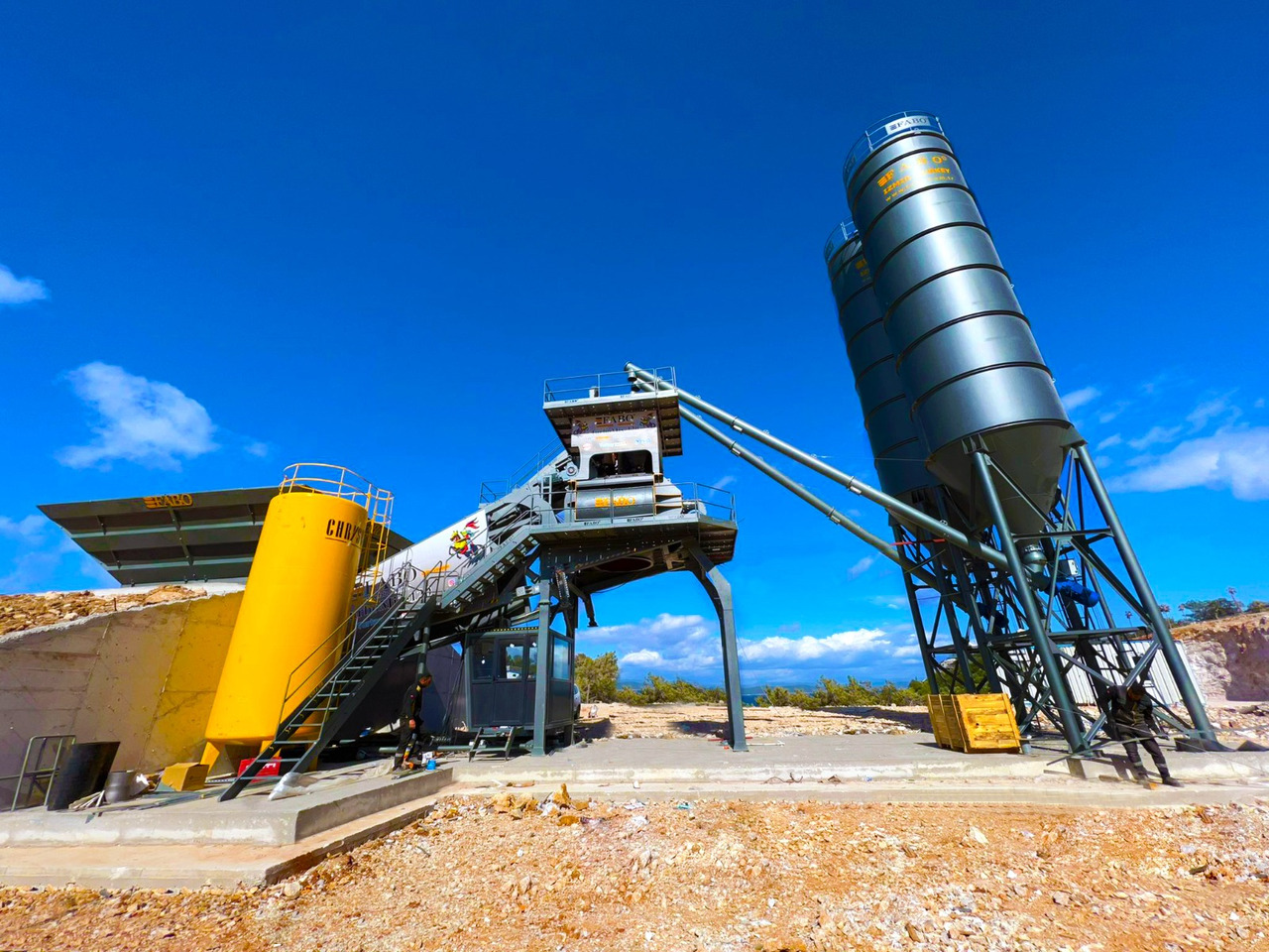 FABO mobile concrete batching plant - 콘크리트 플랜트 : 사진 3 FABO mobile concrete batching plant - 콘크리트 플랜트 : 사진 3