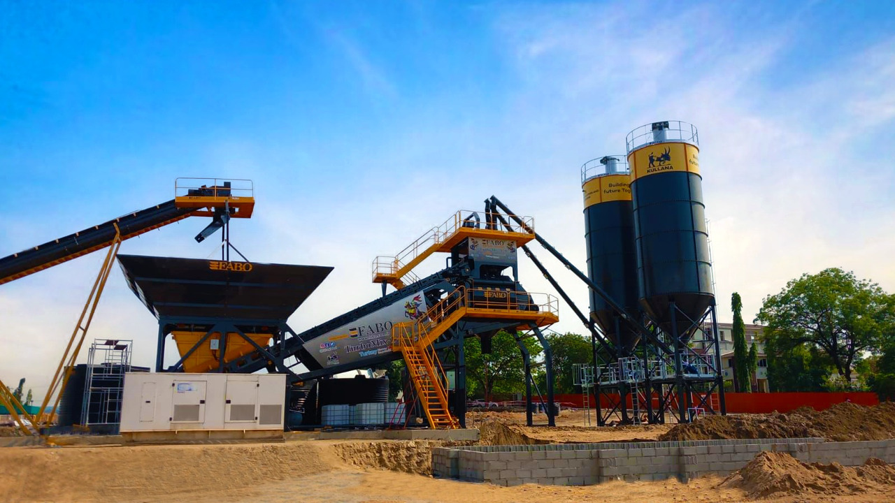 FABO mobile concrete batching plant - 콘크리트 플랜트 : 사진 2 FABO mobile concrete batching plant - 콘크리트 플랜트 : 사진 2