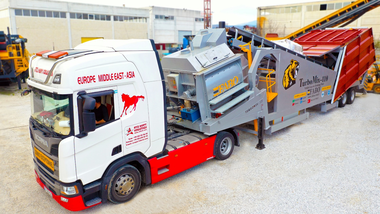 FABO mobile concrete batching plant - 콘크리트 플랜트 : 사진 3 FABO mobile concrete batching plant - 콘크리트 플랜트 : 사진 3
