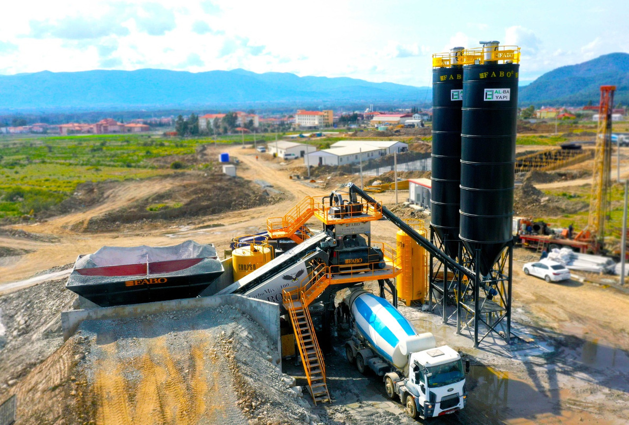 FABO mobile concrete batching plant - 콘크리트 플랜트 : 사진 3 FABO mobile concrete batching plant - 콘크리트 플랜트 : 사진 3