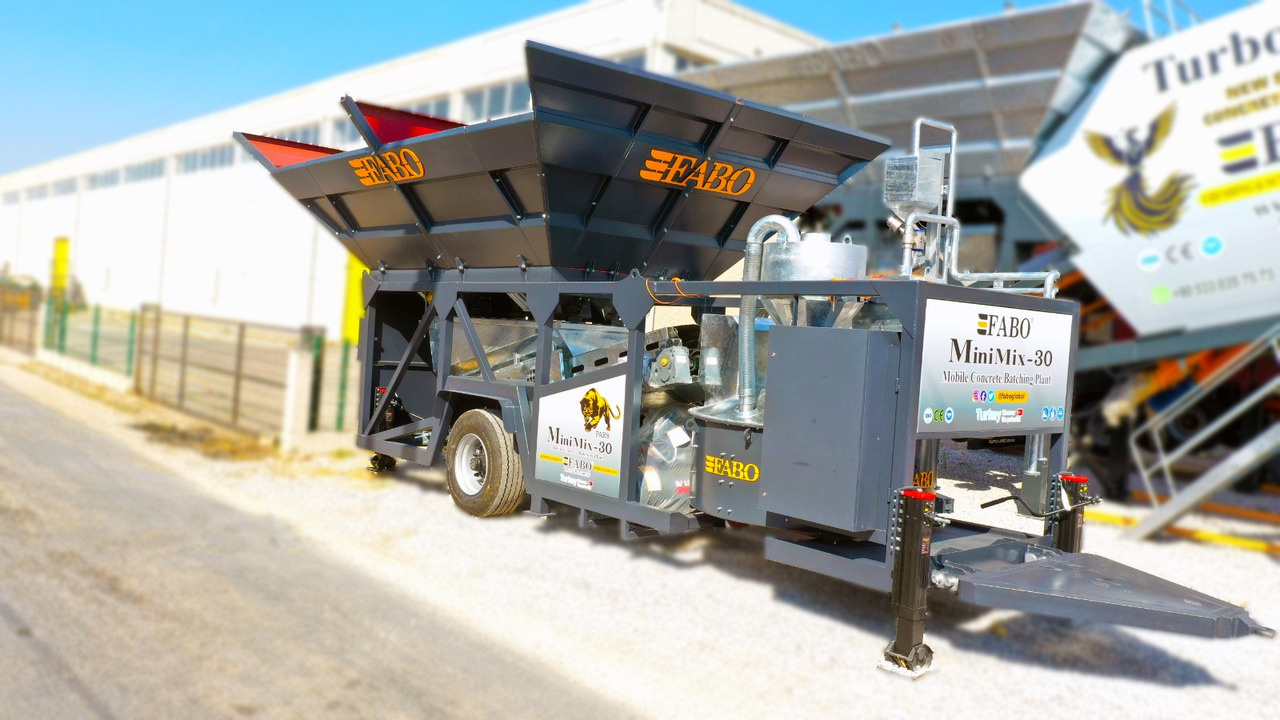 FABO mobile concrete batching plant - 콘크리트 플랜트 : 사진 1 FABO mobile concrete batching plant - 콘크리트 플랜트 : 사진 1
