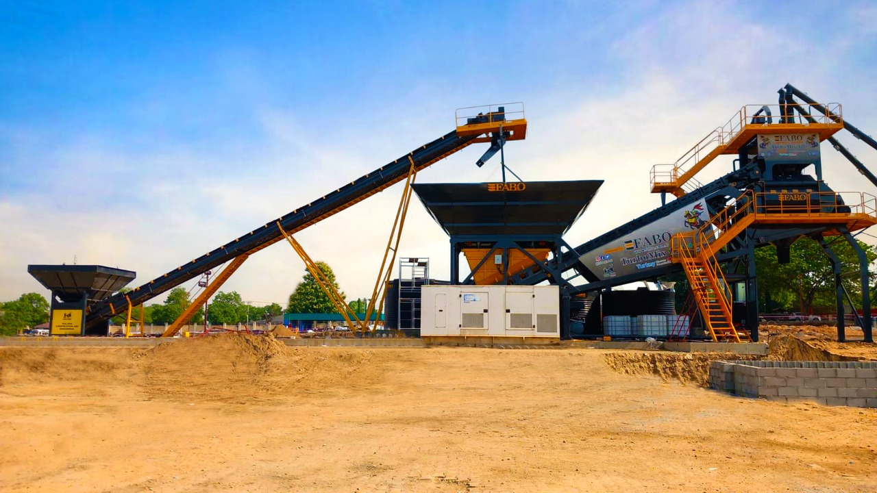 FABO mobile concrete batching plant - 콘크리트 플랜트 : 사진 1 FABO mobile concrete batching plant - 콘크리트 플랜트 : 사진 1